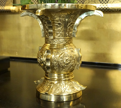 東光寺様　磨きノン施工例　花瓶