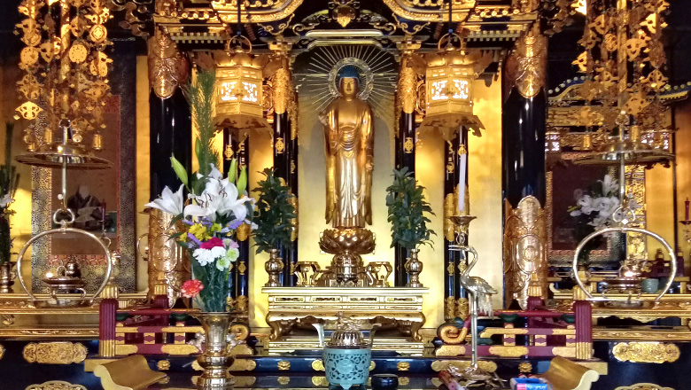 善通寺様 磨きノン施工例 御本尊前荘厳具一式