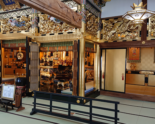 外陣側面修復後