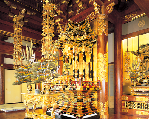 スリ漆仕上向門柱（来迎柱）の価格