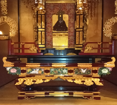 長善寺様　三鳥入り背低型前卓　ご新調