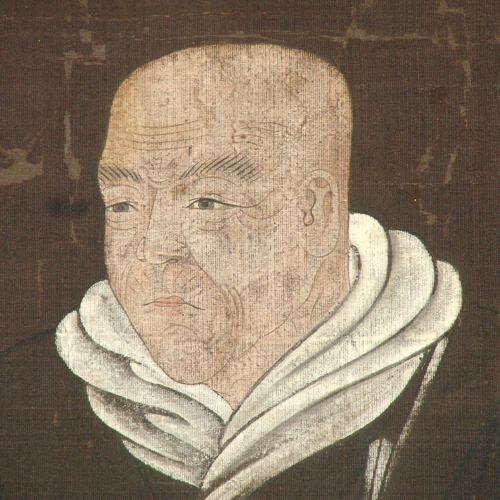 親鸞聖人御影御掛軸：修理前
