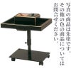 廻し焼香台 黒塗淵金塗（金具なし・金具付 2種類）2451