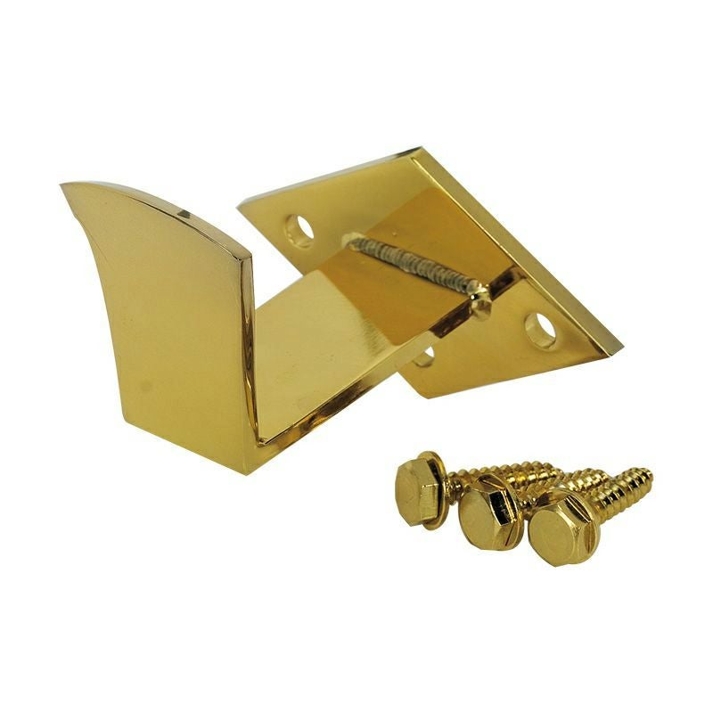 額受金具 金メッキ仕上げ 1対（受け幅：5.5cm、7cm、8cm、8.5cm、10cm