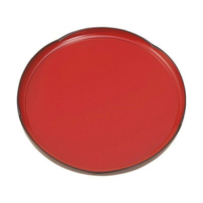 木質白梅盆 黒塗内朱塗（幅26cm、幅30cm 2種類）5981