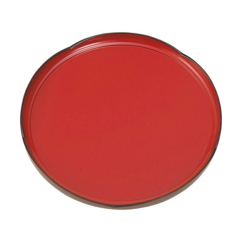 木質白梅盆 黒塗内朱塗（幅26cm、幅30cm 2種類）5981