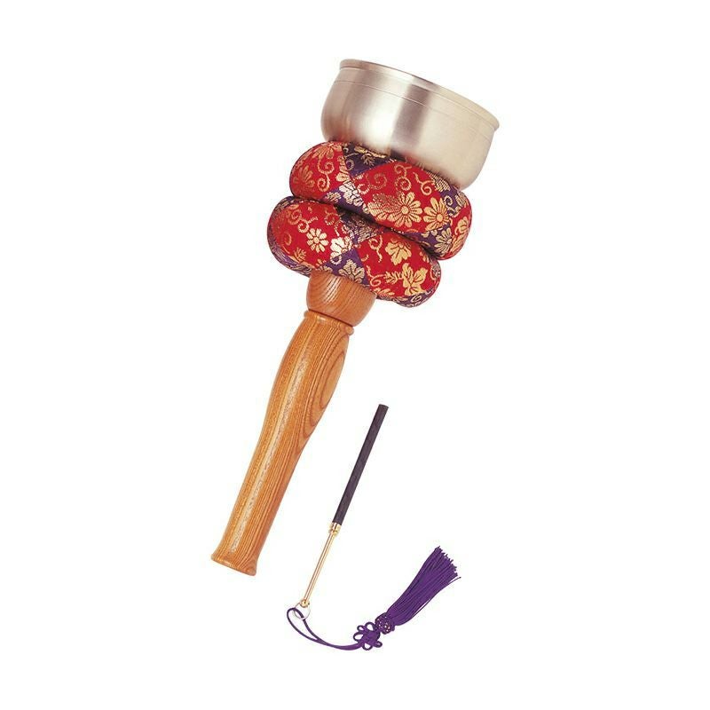 リン棒収納型印金 欅（口径7.5cm、口径9cm、口径10.5cm 3種類）3733