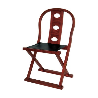 ルーツ型新型略式曲録　花梨　金具なし 0470-0400