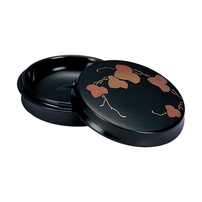 漆塗香合 蔦蒔絵(羽反型) 0311-0100 | 寺院用仏具・寺院用品専門店