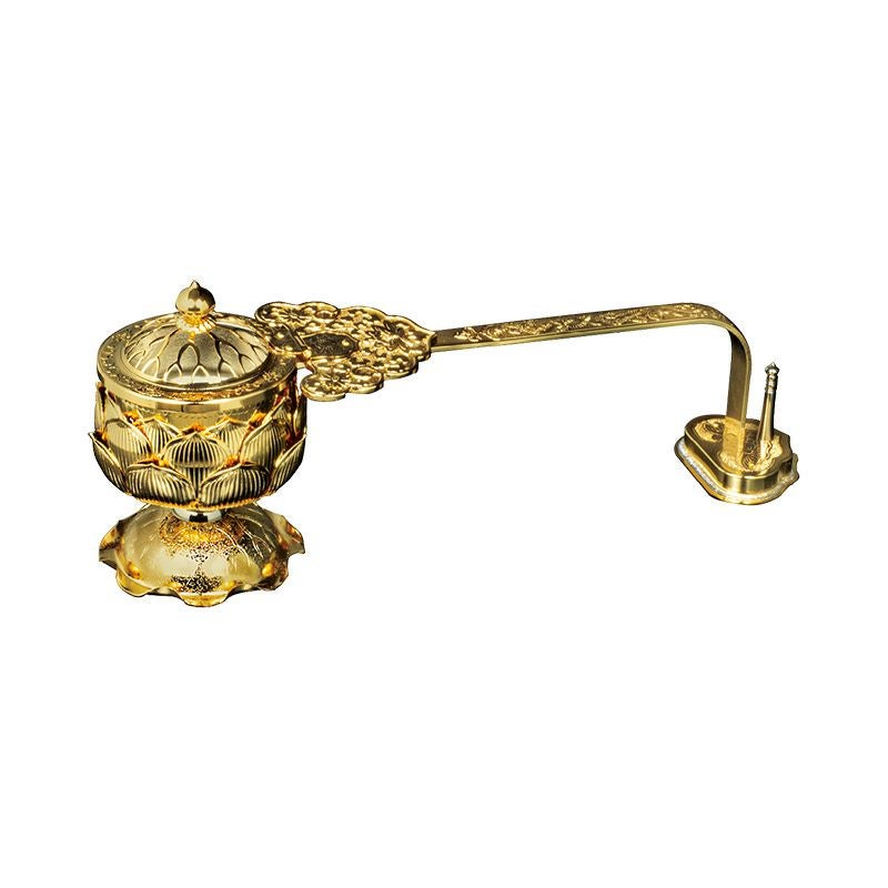 蓮華型柄香炉 5380-0300 | 寺院用仏具・寺院用品専門店 若林佛具製作所
