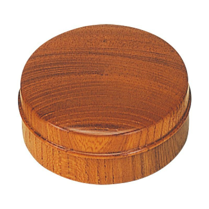 香合 切立 欅（直径約6.6cm、直径約7.5cm 2種類）5503