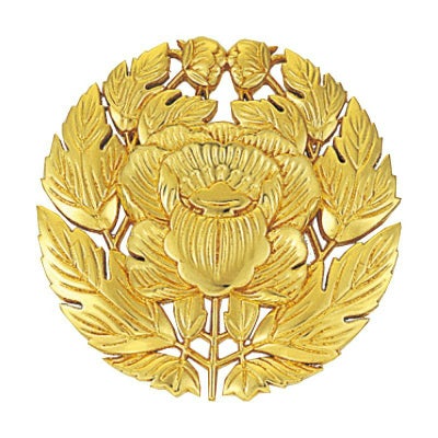 木製定紋 抱牡丹（直径約21cm～直径約45cm 4種類）2207