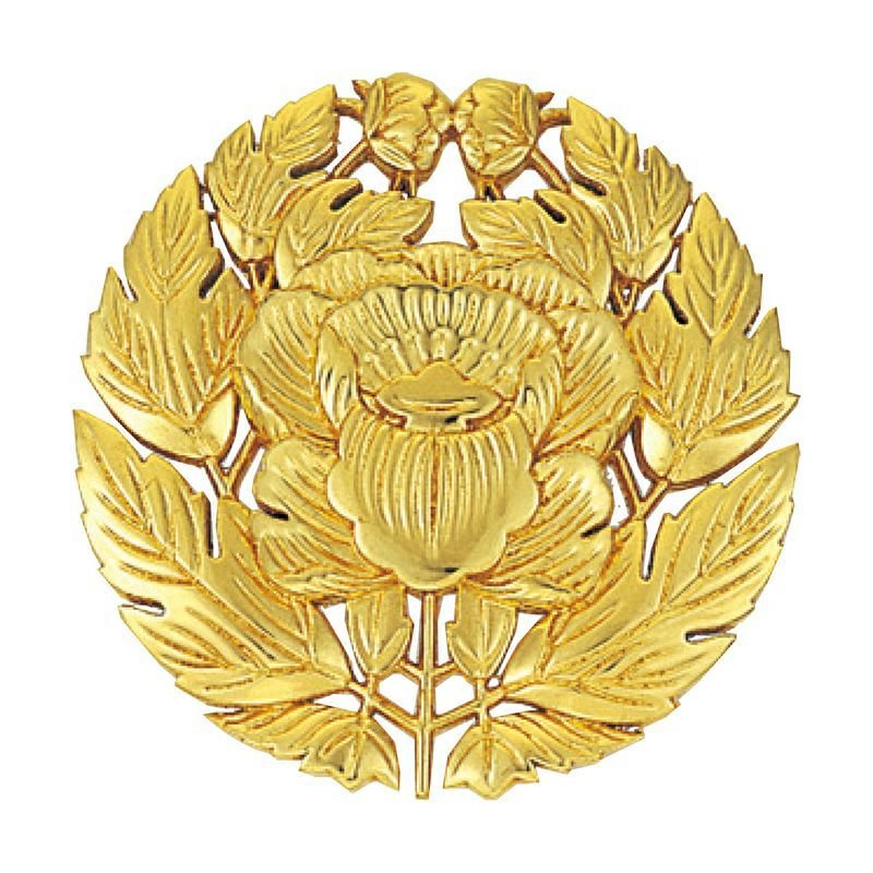 木製定紋 抱牡丹（直径約21cm～直径約45cm 4種類）2207