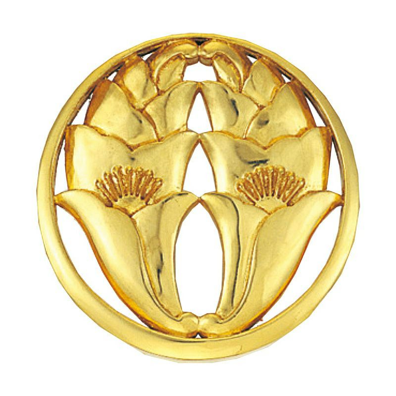 木製定紋 月影杏葉（直径約21cm～直径約45cm 4種類）2213