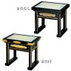 内陣用椅子 黒塗面金箔押（金具付・金具なし 2種類）1100