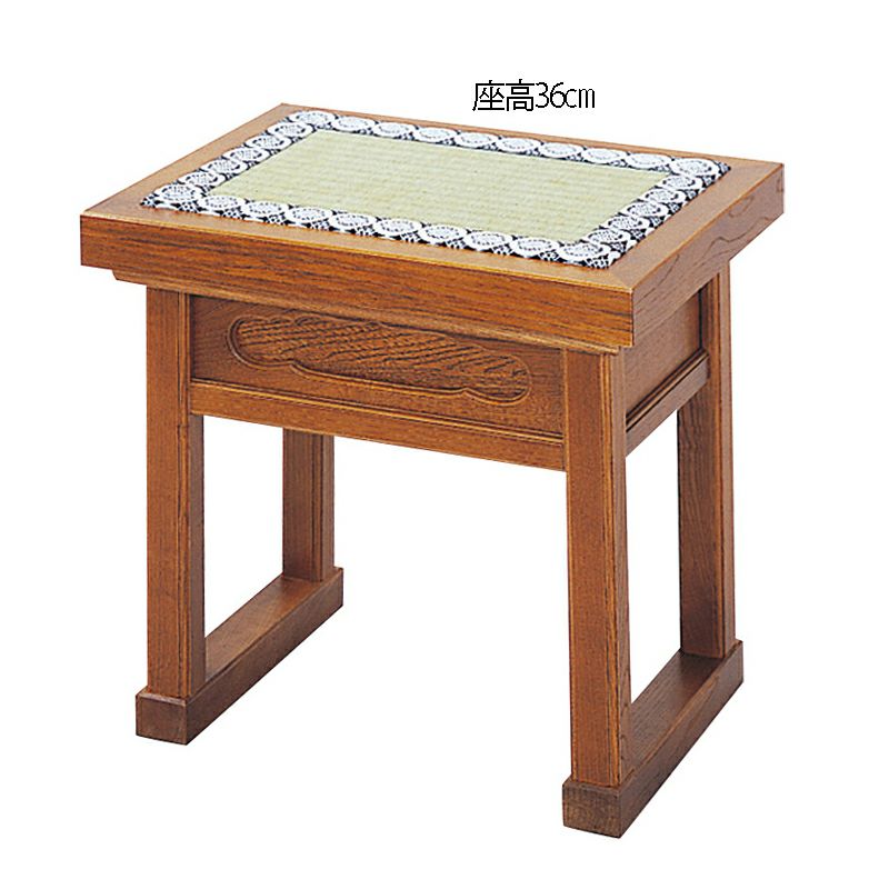 内陣用椅子 金具なし R-1110 1100-1000 | 寺院用仏具・寺院用品専門店