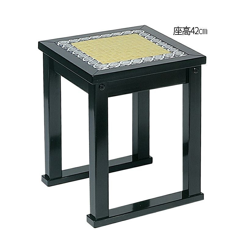 内陣用椅子 黒塗 / R-1140 1102-0102 | 寺院用仏具・寺院用品専門店