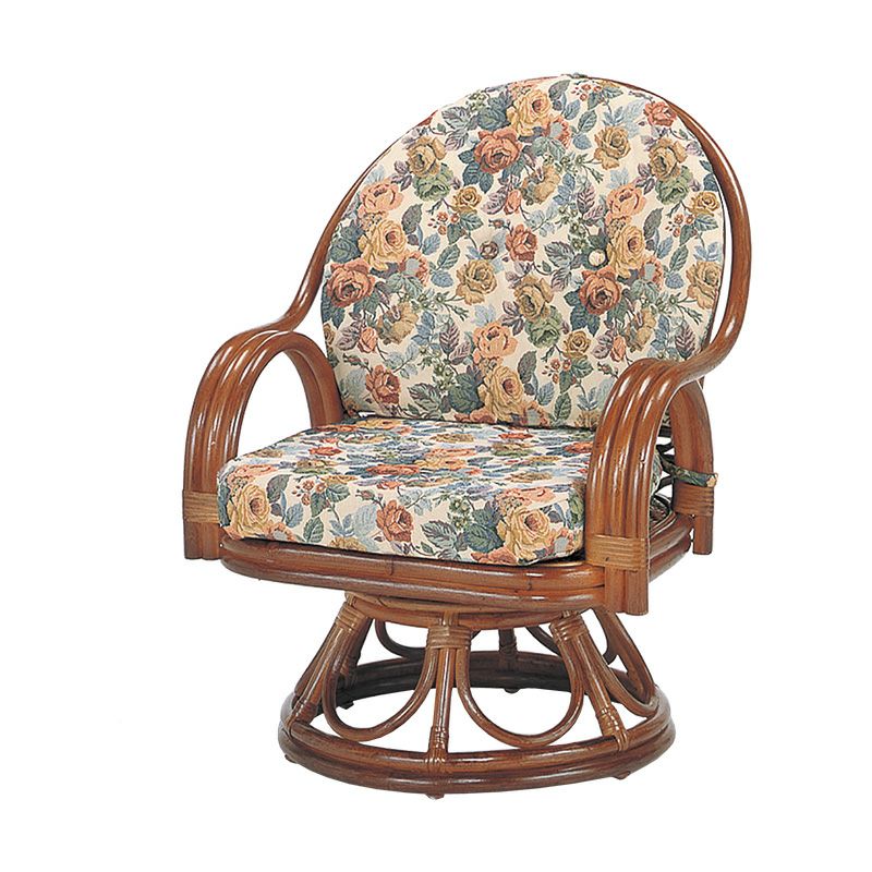 籐製回転椅子 ミドルハイタイプ 1331-0000