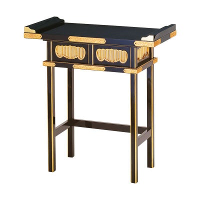 固定式立焼香机筆返付DX 2.5尺（約75cm） 朱塗 / 黒塗 1555