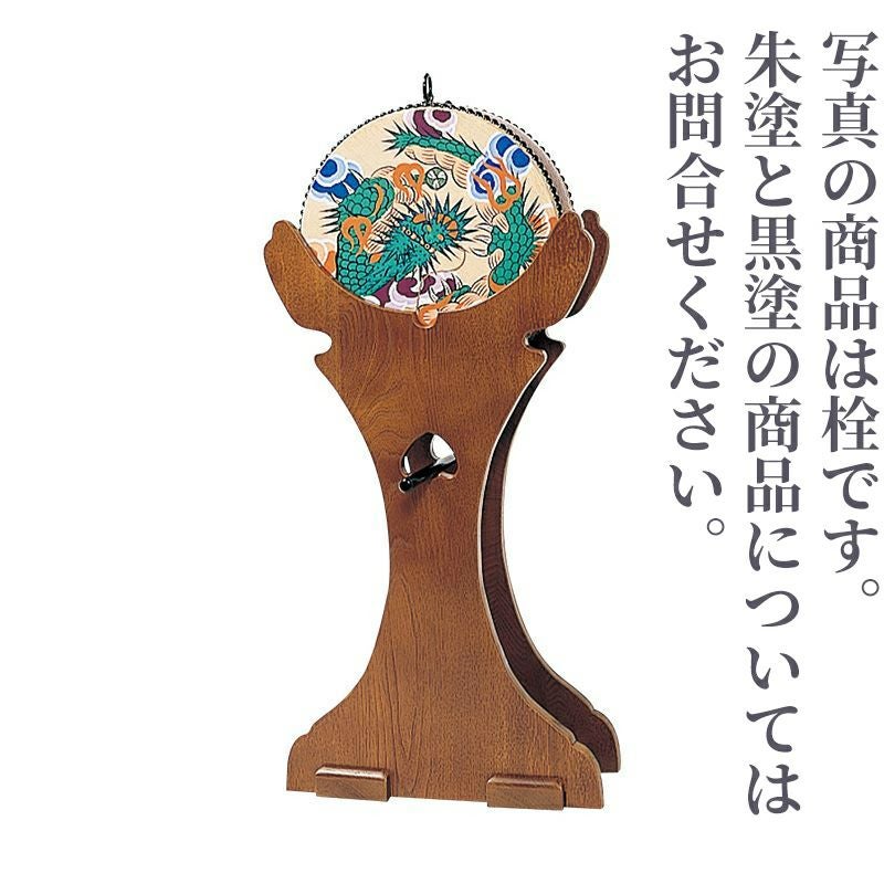 背高せん法太鼓置台（朱塗、黒塗 2種類）3812