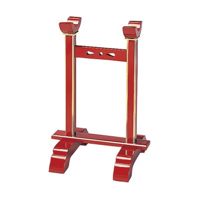 略式金撥置台 朱塗面金塗 4310-0200