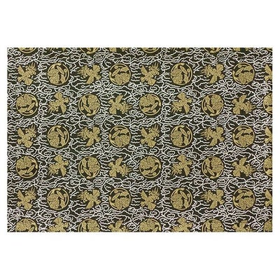 経机用防炎マット 20号用 黒/赤/紫（幅47.5cm、奥行31.5cm）2092