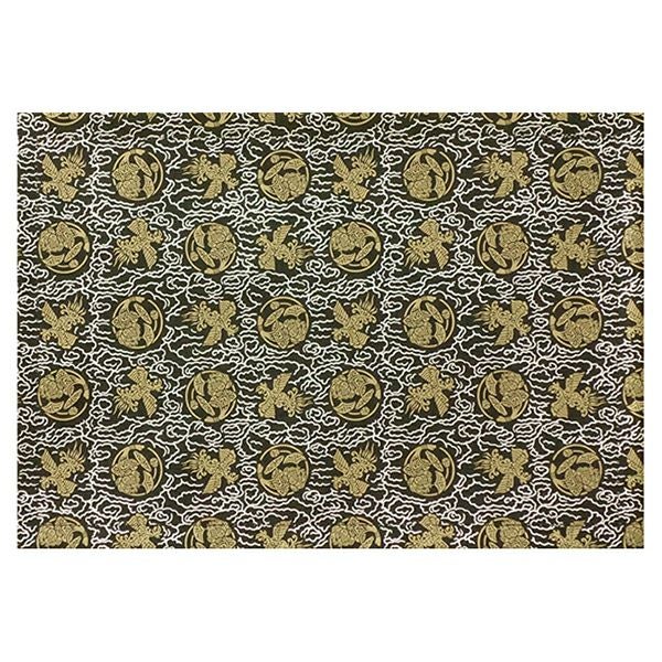 経机用防炎マット 25号用 黒/赤/紫（幅61.5cm、奥行435cm）2092