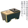 角香炉 渕金箔押 黒塗/朱塗（幅約15cm、幅約18cm、幅約21cm、幅約24cm 2色4種類）2525