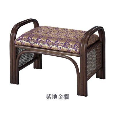 仏前金襴座椅子（籐製）1332-0000
