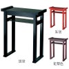内陣用背高経机 棚付 幅60cm（黒塗・朱塗・花梨色 3色） 1140