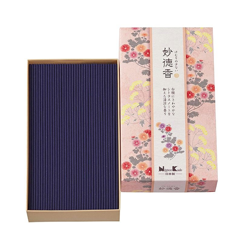 日本香堂 業務用お線香 妙徳香 内容量110g入 バラ詰 50781