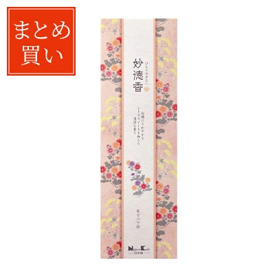 日本香堂 業務用お線香 妙徳香 長寸 内容量110g入 バラ詰 100箱