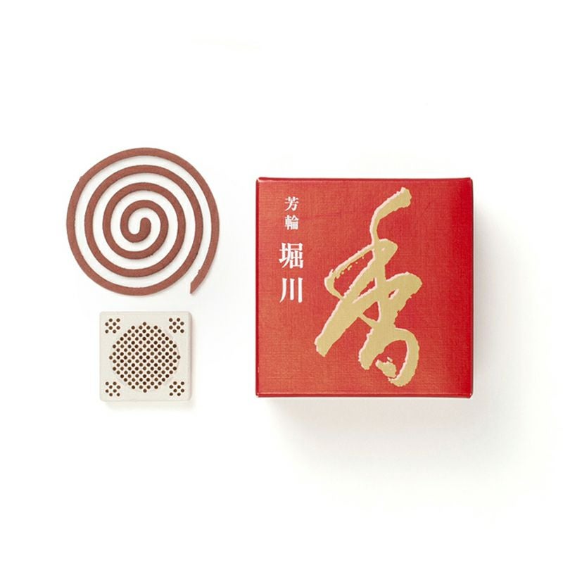 松栄堂 線香 芳輪 堀川 直径5.5cm 渦巻10巻 | 寺院用仏具・寺院用品