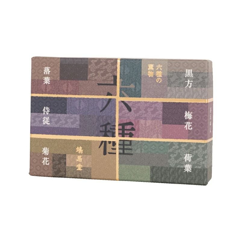 鳩居堂 線香 六種の薫物 スティック6cm 6種セット | 寺院用仏具・寺院