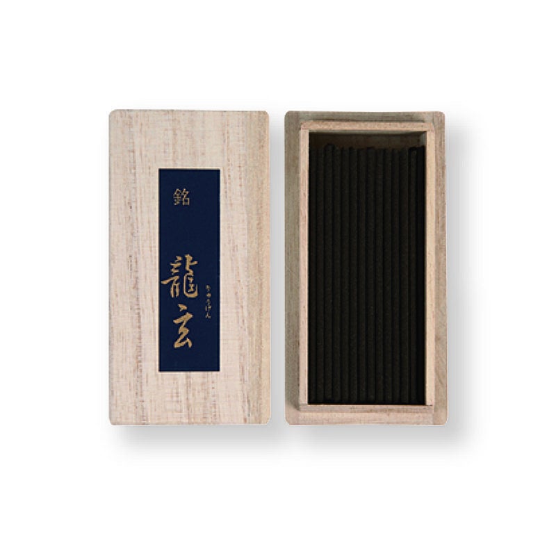 みのり苑 線香 風韻きゃら龍玄 ミニ寸20本入 桐箱入