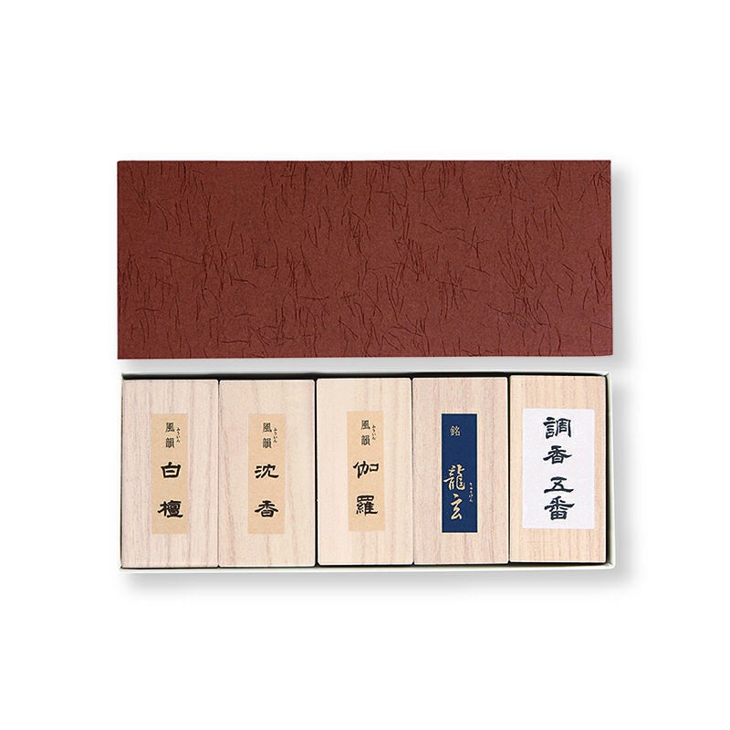 みのり苑 線香 ミニ寸5種詰め合わせ 桐箱入 | 寺院用仏具・寺院用品