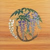 天井絵 板に手描き 天井板45cm角 花の丸直径36cmまで（各宗派）