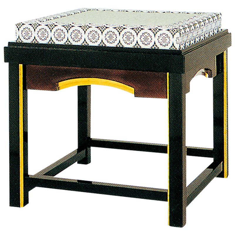 新様式畳付椅子A型 本漆塗 純金箔押 高さ45cm | 寺院用仏具・寺院用品