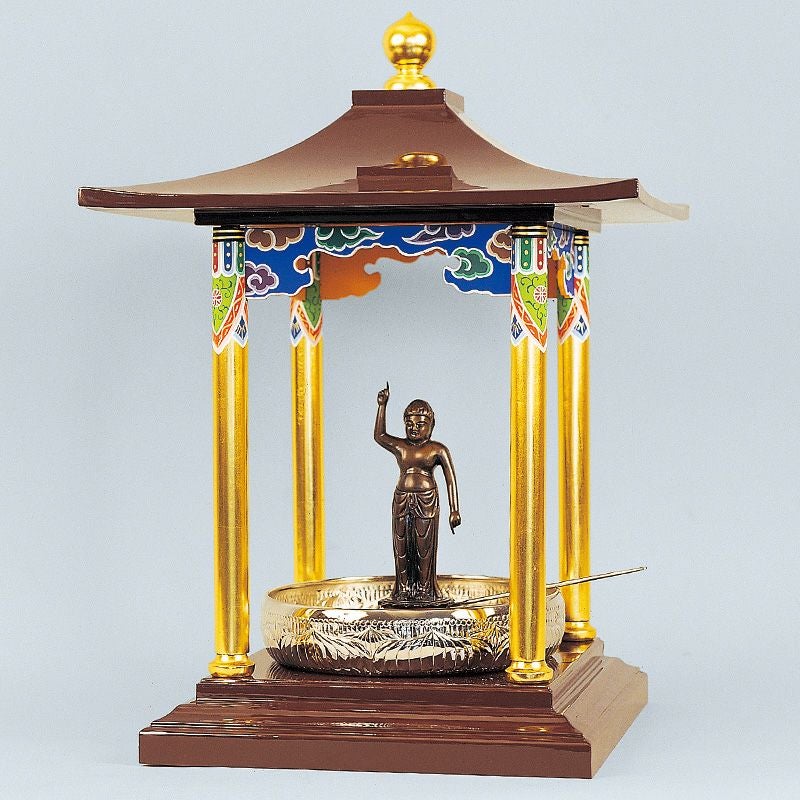修縁堂】仏教法具 灌頂蓮華宝鏡 ステンレスミラー面 【公式通販】