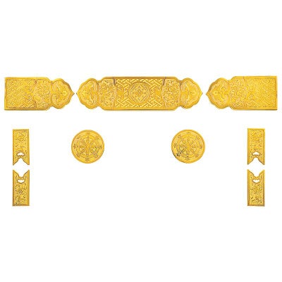 上壇框金具 御本山阿弥陀堂型 極上 基準寸法框幅12cm（大谷派）