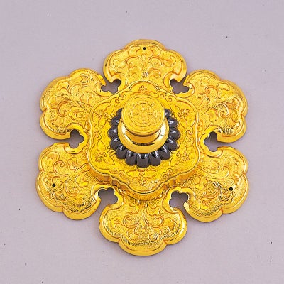 釘隠 御本山型 中座敷折 銅製 本金メッキ（直径7.5～18cm 8種類）