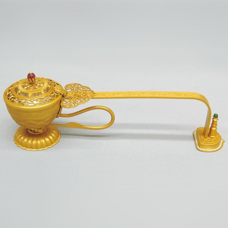 柄香炉 宝石入 金消メッキ（各宗派） | 寺院用仏具・寺院用品専門店
