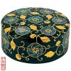 香合 鉄線唐草蒔絵青貝入 本漆塗蝋色 内部金箔押 卯兵衛印（口径9～15cm 5種類）