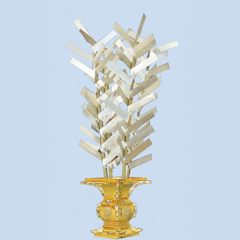 紙花 竹棒付 4枚1組 大谷派（小、大 2種類）