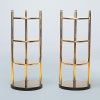 段盛具 木製 丸柱三段棚純金箔押 （供笥寸法15cm～21cm 5種類）