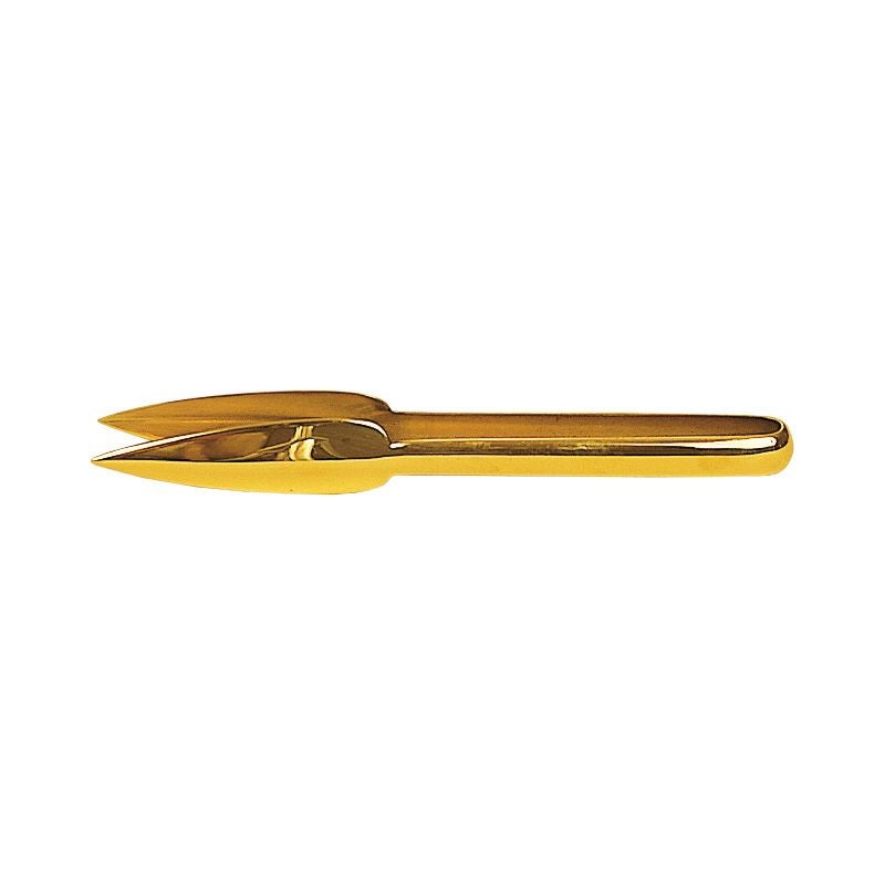 芯切鋏 真鍮製 磨き 片手 長さ18cm（各宗派）