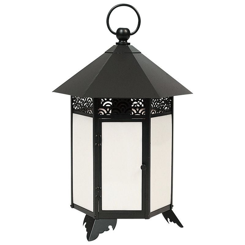 常灯明釣灯籠 黒色仕上 極上（火袋角渡15cm、24cm 2種類）