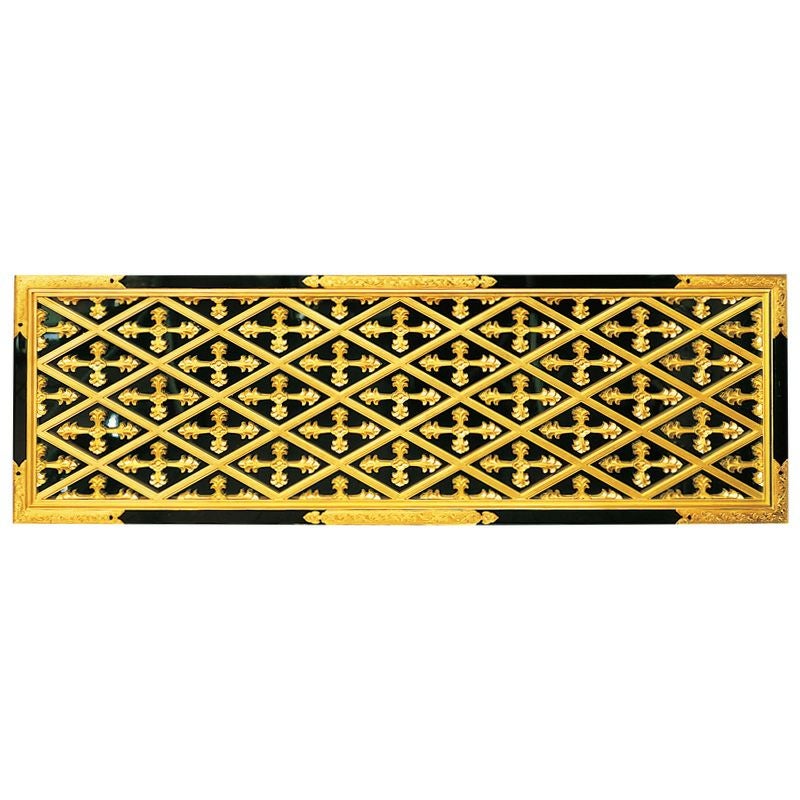 上壇下菱組彫物 花菱彫刻付 地板共 金具なし 極上 基準寸法横幅136cm（大谷派）