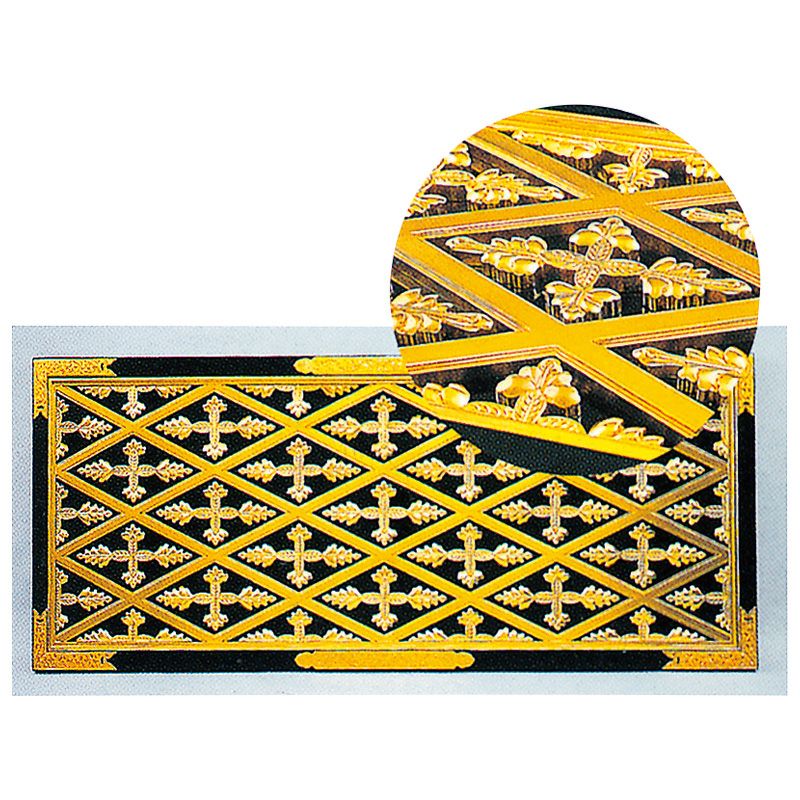 上壇下菱組彫物 御本山様式 花菱彫刻入 最上 基準寸法横幅136cm（佛光寺派）