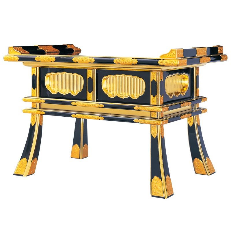 御和讃卓 筆返し角型 金具打 極上 横幅48cm（大谷派）